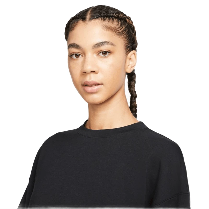 Nike Yoga Dri-FIT Fleece Crew Sweatshirt - Women's 3 Nike Yoga Dri-FIT Fleece Crew Sweatshirt - Women's - Image 3