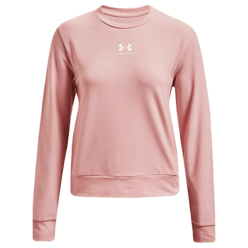 Under Armour Rival Terry Crew - Women's 2 Under Armour Rival Terry Crew - Women's - Image 2