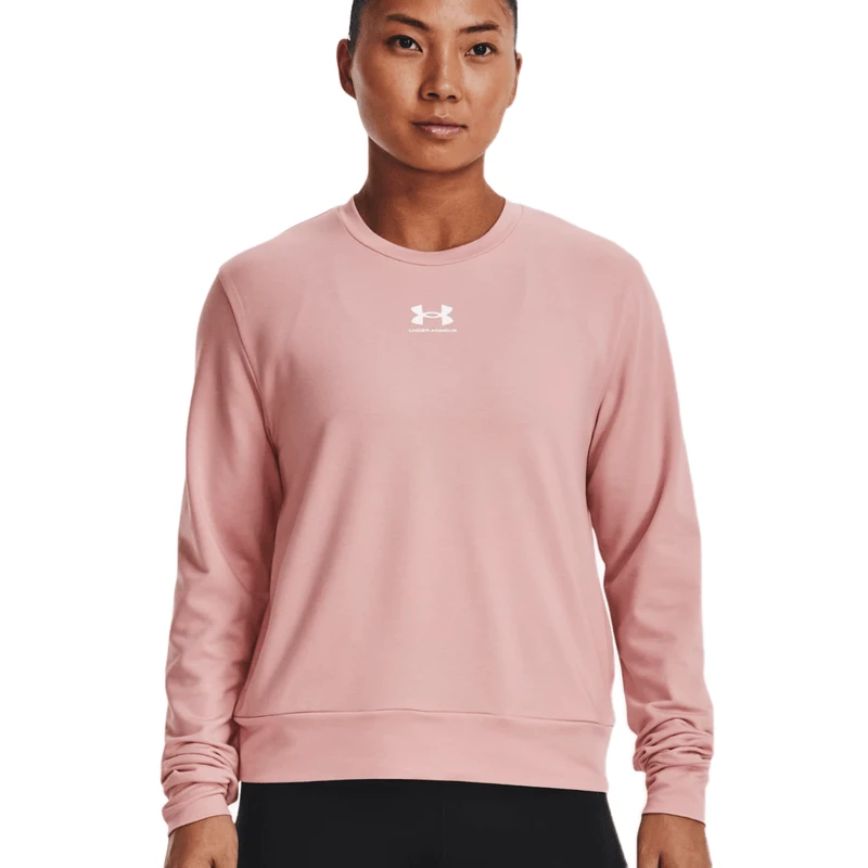 Under Armour Rival Terry Crew - Women's 3 Under Armour Rival Terry Crew - Women's - Image 3