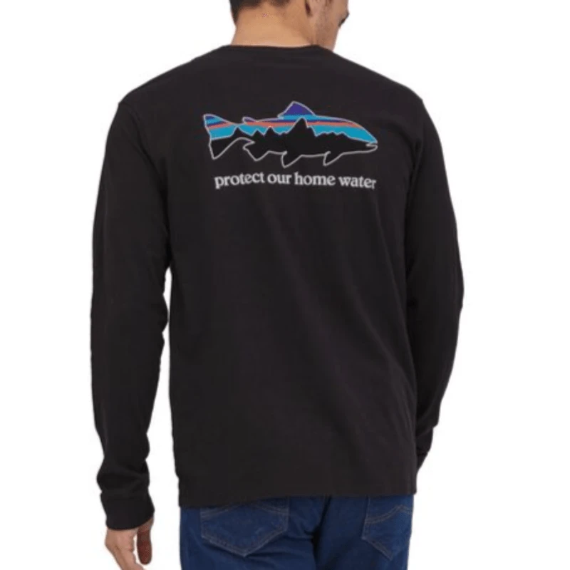 Patagonia Long-Sleeved Home Water Trout Responsibili-Tee Shirt - Men's 3 Patagonia Long-Sleeved Home Water Trout Responsibili-Tee Shirt - Men's - Image 3