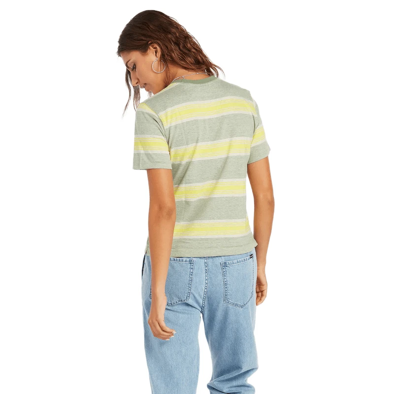 Volcom Hypen On Strypes Short Sleeve Top - Women's 4 Volcom Hypen On Strypes Short Sleeve Top - Women's - Image 4