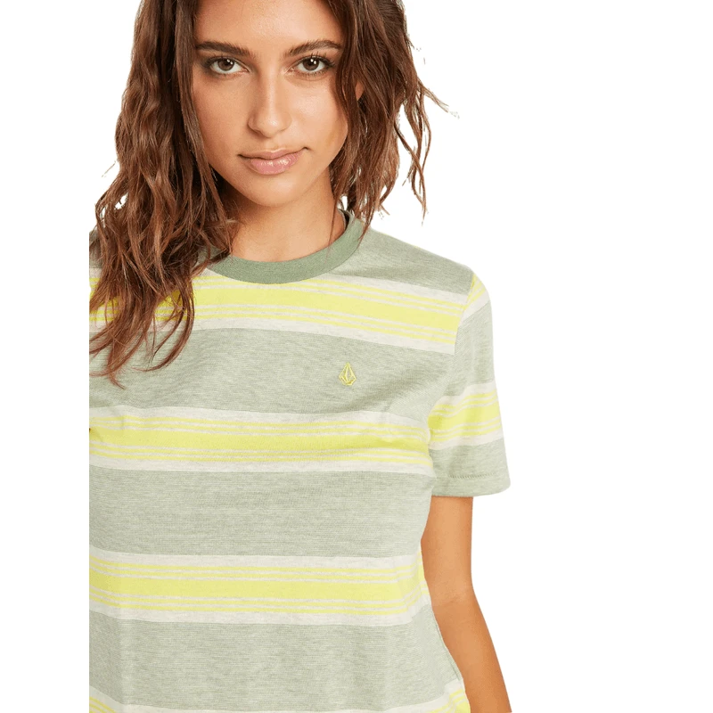 Volcom Hypen On Strypes Short Sleeve Top - Women's 3 Volcom Hypen On Strypes Short Sleeve Top - Women's - Image 3