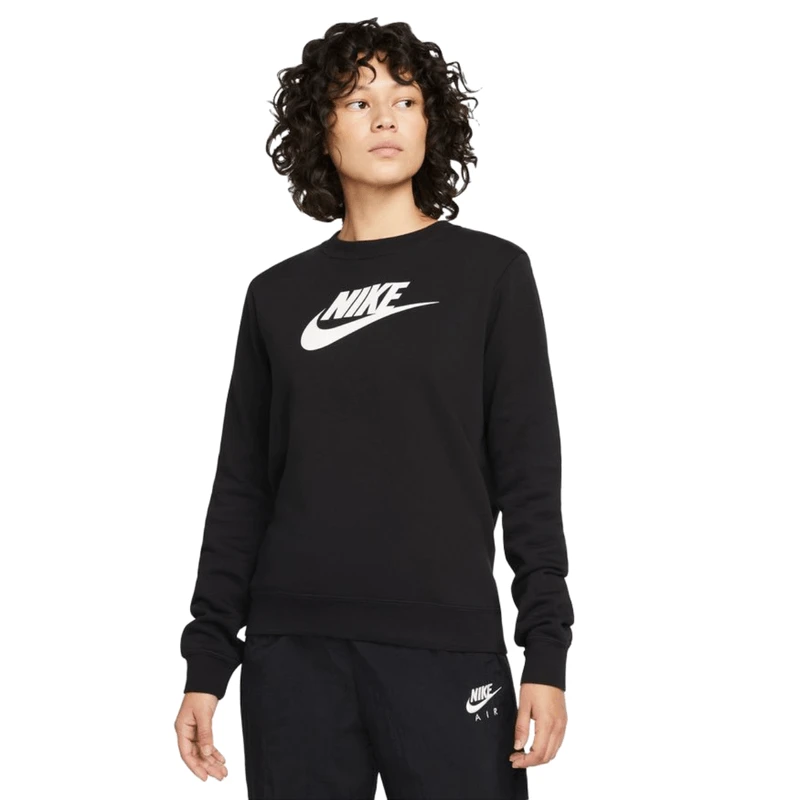 Nike Sportswear Club Fleece Logo Crew-Neck Sweatshirt - Women's 3 Nike Sportswear Club Fleece Logo Crew-Neck Sweatshirt - Women's - Image 3