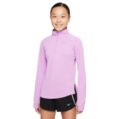 Nike Dri-FIT Long-Sleeve Running Top - Girls'