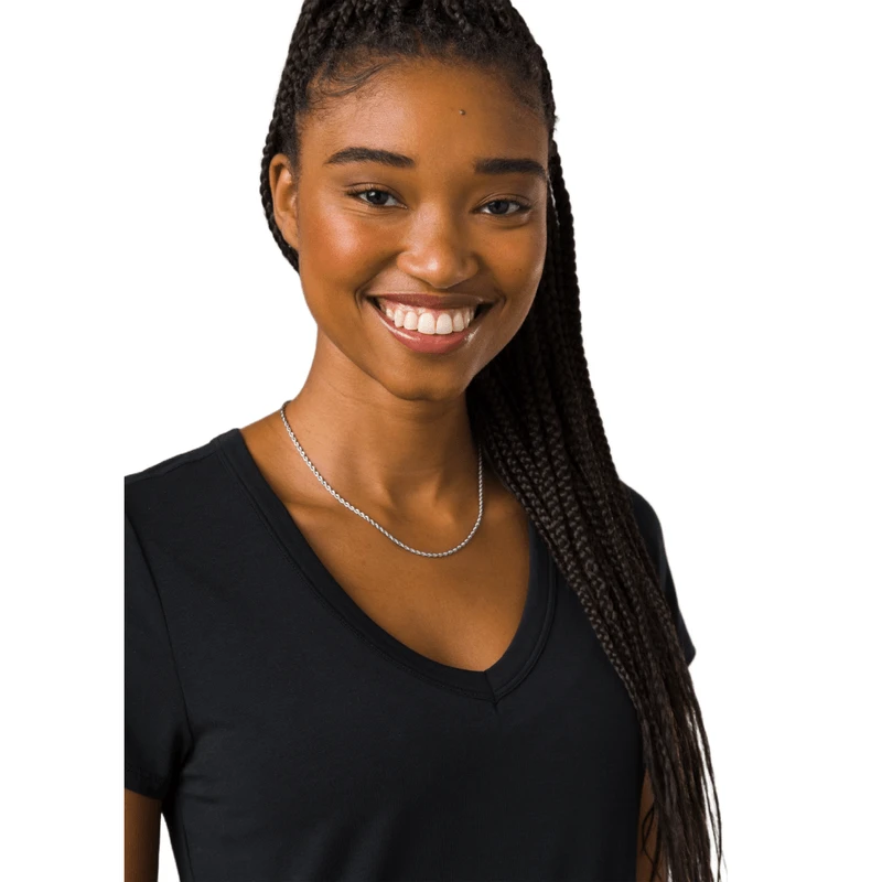 PrAna Foundation 365 V-Neck Shirt - Women's 4 PrAna Foundation 365 V-Neck Shirt - Women's - Image 4