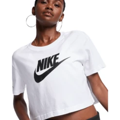 Nike Sportswear Essential Cropped Logo T-Shirt - Women's -Nike || Under Armour || Patagonia Sales 1270928 800 auto