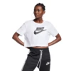 Nike Sportswear Essential Cropped Logo T-Shirt - Women's