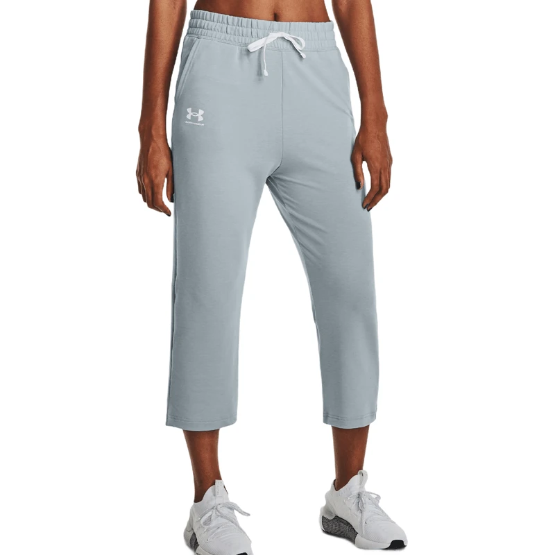 Under Armour Rival Terry Flare Crop Pant - Women's 5 Under Armour Rival Terry Flare Crop Pant - Women's - Image 5