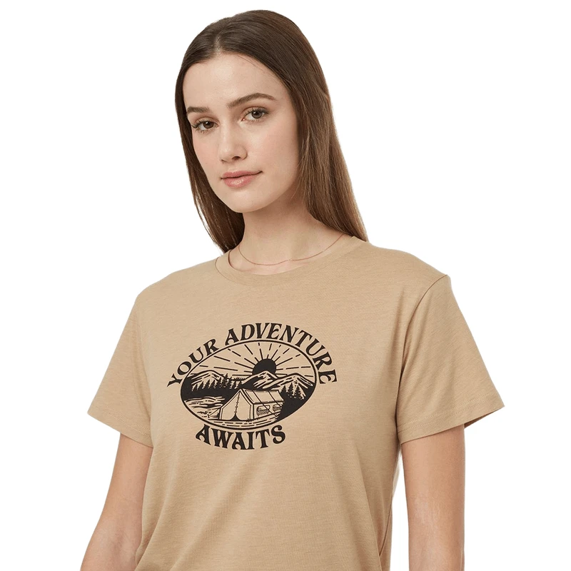 Tentree Outdoors Awaits T-Shirt - Women's 2 Tentree Outdoors Awaits T-Shirt - Women's - Image 2