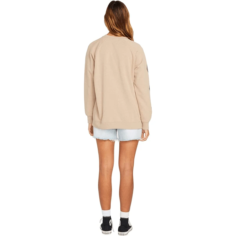 Volcom Stone Magic Boyfriend Crewneck Sweatshirt - Women's 2 Volcom Stone Magic Boyfriend Crewneck Sweatshirt - Women's - Image 2