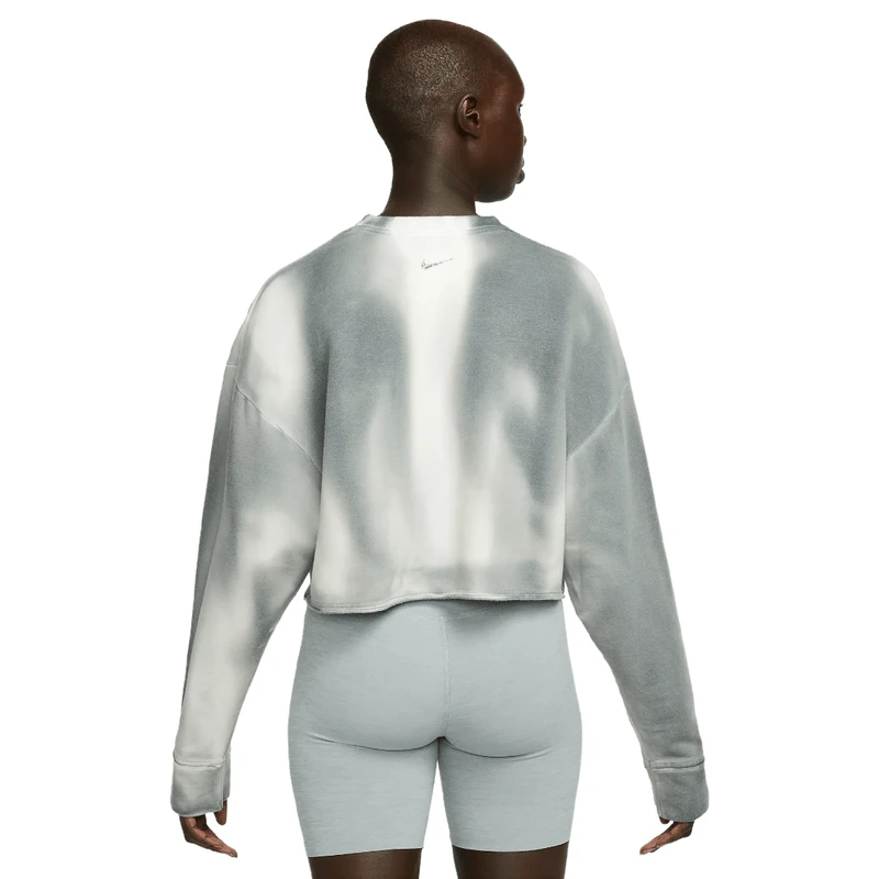 Nike Yoga Luxe Cropped Crew-Neck Fleece Sweatshirt - Women's 1 Nike Yoga Luxe Cropped Crew-Neck Fleece Sweatshirt - Women's