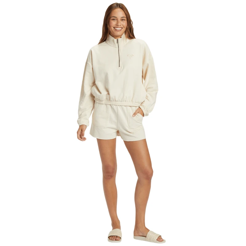 Roxy Hike Quilted Half Zip Sweatshirt - Women's 4 Roxy Hike Quilted Half Zip Sweatshirt - Women's - Image 4
