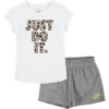 Nike Short Sleeve T-Shirt And Short Set - Girls'
