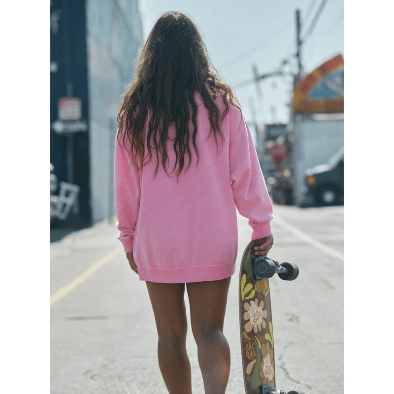 Roxy Lineup Oversized Sweatshirt - Women's 8 Roxy Lineup Oversized Sweatshirt - Women's - Image 8