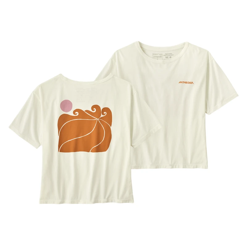Patagonia Sunrise Rollers Organic Easy Cut T-Shirt - Women's 2 Patagonia Sunrise Rollers Organic Easy Cut T-Shirt - Women's - Image 2