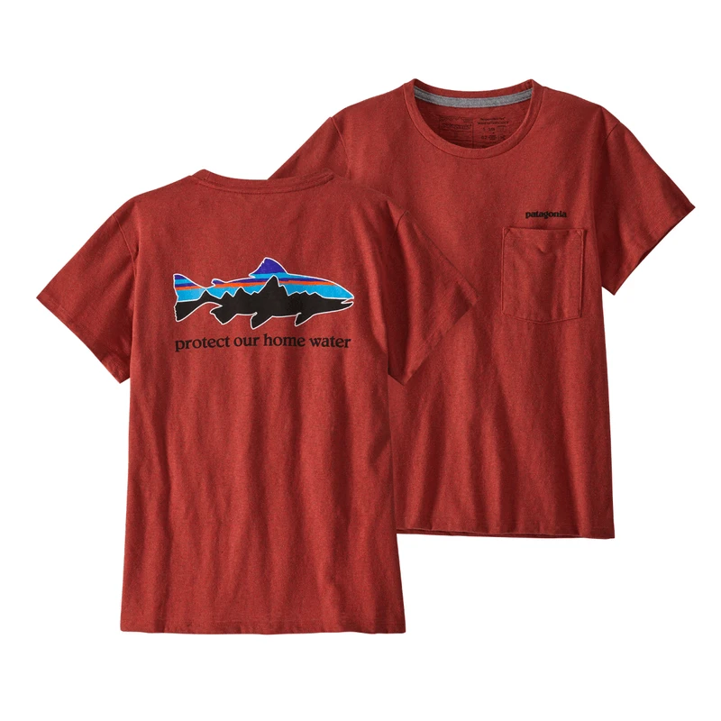 Patagonia Home Water Trout Pocket Responsibili-Tee Shirt - Women's 3 Patagonia Home Water Trout Pocket Responsibili-Tee Shirt - Women's - Image 3