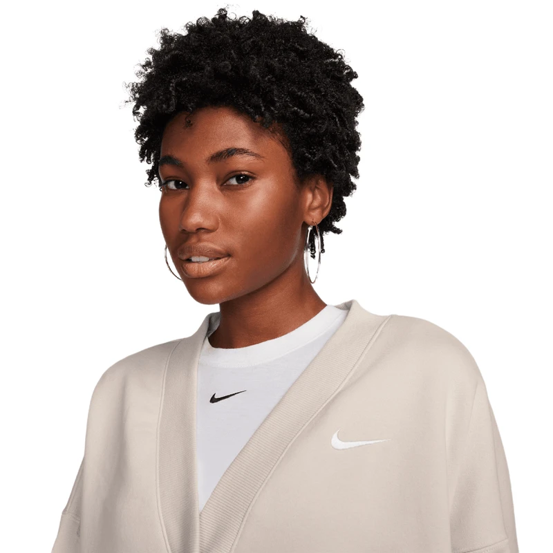 Nike Sportswear Phoenix Fleece Over-Oversized Cardigan - Women's 1 Nike Sportswear Phoenix Fleece Over-Oversized Cardigan - Women's