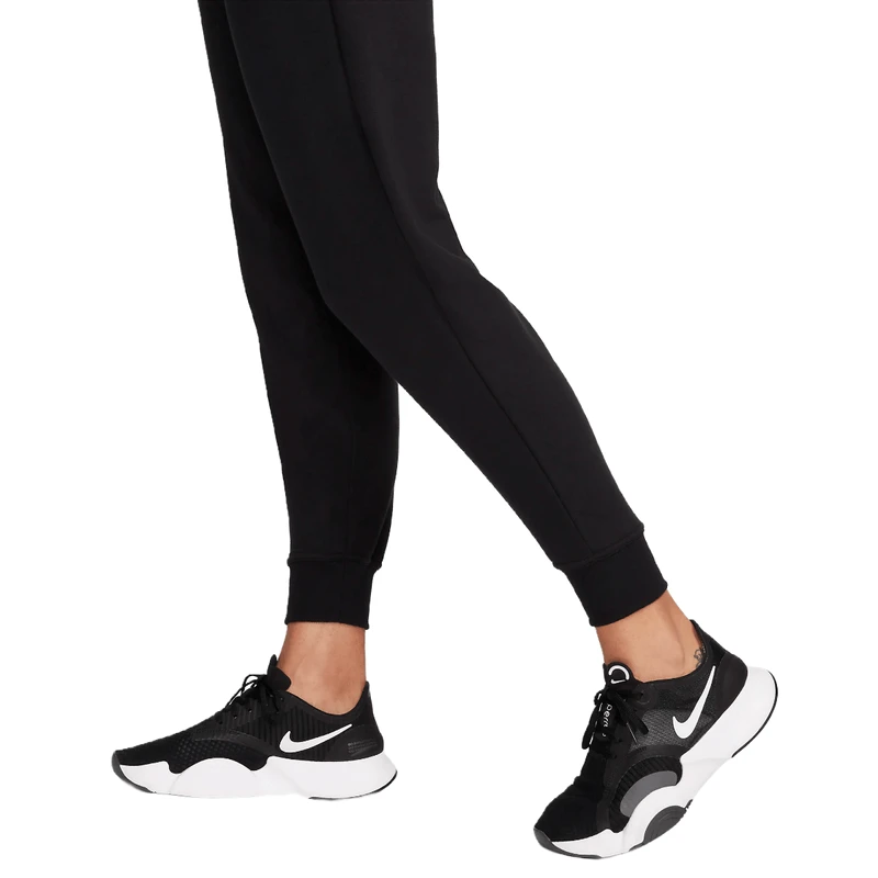 Nike Dri-FIT One High-Waisted 7/8 French Terry Jogger - Women's 5 Nike Dri-FIT One High-Waisted 7/8 French Terry Jogger - Women's - Image 5