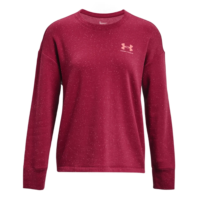 Under Armour Rival Fleece Oversized Crew Pullover - Women's 3 Under Armour Rival Fleece Oversized Crew Pullover - Women's - Image 3